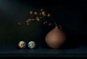 Nature morte sombre aux fruits - Juan Antonio Palacios