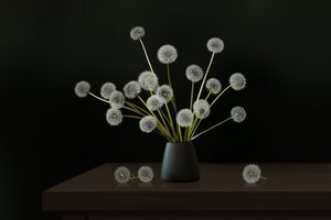 Composition florale « Pissenlit » aux tons apaisants - Juan Antonio Palacios