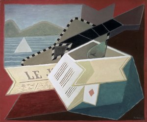 Une guitare face à la mer - Juan Gris