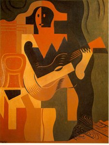 Arlequin avec guitare