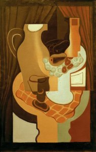 Cruche et coupe de fruits - Juan Gris