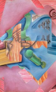 Violon et verre (Nature morte)