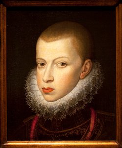 Portrait du Prince Philippe III (Felip III de Castille, dit le Pieux) - Juan Pantoja de la Cruz