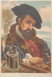 Georgius Agricola. De: La ciencia y sus hombres, 1879 - Juan Planella y Rodríguez