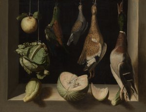 Nature morte au gibier à plumes - Juan Sanchez Cotan