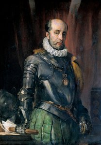 Portrait de Luis de Requesens y Zúñiga (1528-1576), homme politique catalan, gouverneur des Pays-Bas espagnols - Juan Vicens Cots