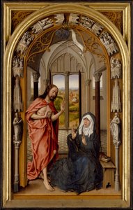 Le Christ apparaissant à sa mère, vers 1496 - Juan de Flandes