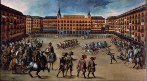 Juego de Canas, Plaza Mayor, Madrid - Juan de la Corte