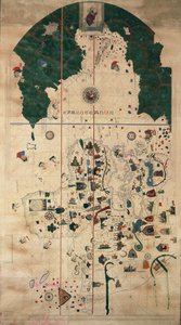 Portulan-Planisphère nautique par Juan de la Cosa, vers 1500 - Juan de la Cosa