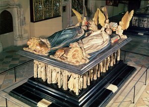 Tombeau de Jean sans Peur (1371-1419) et Marguerite de Bavière (1376-1434) Duc et Duchesse de Bourgogne, 1444-70 - Juan de la Huerta