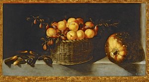 Nature morte aux fruits ... (peinture sur toile)