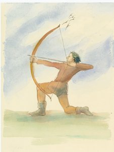 Un archer médiéval, 2004
