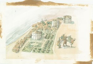 Théâtre Hope, Théâtre Rose et Théâtre du Globe, Southwark, Londres, vers 1647 - Judith Dobie