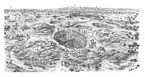 Mine de silex néolithique, Easton Down, Wiltshire - Judith Dobie