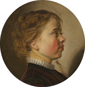 Jeune garçon de profil