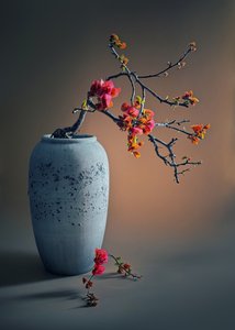 Composition florale zen - Judy Tseng