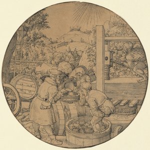 La récolte du vin (septembre)