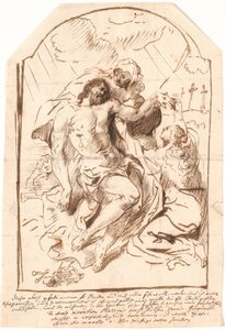 La lamentation sur le corps du Christ - Jürgen Ovens