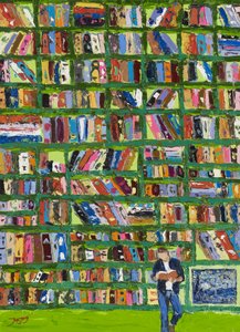 Lecteur de bibliothèque haut en couleur