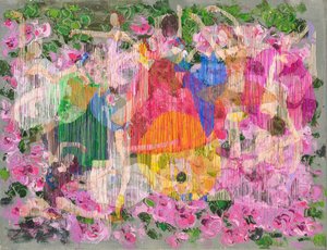 Les danseuses joyeuses du jardin