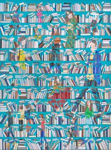 Des lecteurs dans les étagères