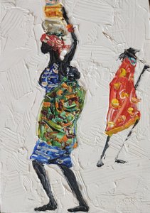 Des personnages africains pleins de vie - Jukyong Park