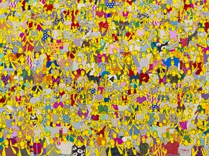 Une célébration animée en foule