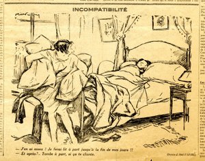 Candide, Satirique en N & B - Jules Abel Faivre