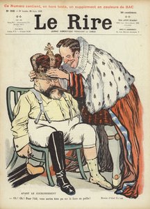Couronnement du roi Édouard VII, illustration pour Le Rire