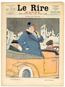 Couverture de "Le Rire Rouge", Satirique en Couleurs - Jules Abel Faivre