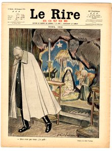 Couverture de "Le Rire Rouge", Satirique en Couleurs - Jules Abel Faivre