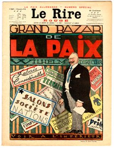 Couverture de "Le Rire Rouge", Satirique en Couleurs - Jules Abel Faivre