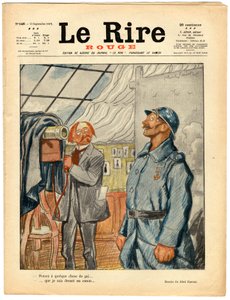 Couverture de "Le Rire Rouge", Satirique en Couleurs - Jules Abel Faivre