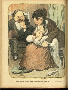 Illustration par Abel Faivre (1867-1945) dans Le Rire - Jules Abel Faivre