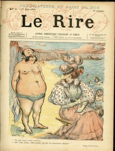 Illustration de Abel Faivre (1867-1945) pour la couverture de Le Rire - Jules Abel Faivre
