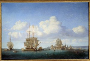 La rade de Brest en 1844 - Jules Achille Noel