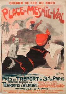 Chemin de fer du Nord. Plage de Mesnil-Val, 1901 - Jules Alexandre Grün