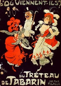 Affiche Du Treteau De Tabarin - Jules Alexandre Gruen or Grun