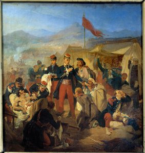Guerre de Crimée : le chirurgien militaire Scrive soigne les blessés après la bataille d