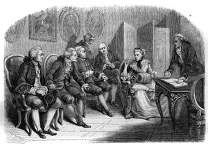 Le salon littéraire de Marie Anne Doublet (Doublet de Persan)
