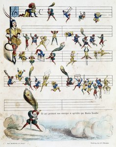 Notes de musique sur une partition