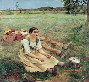 Les faneurs, 1877