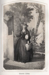 Portrait de Charlotte Corday (1768 - 1793). dans 
