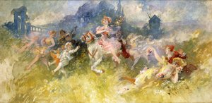 Une fête champêtre - Jules Cheret