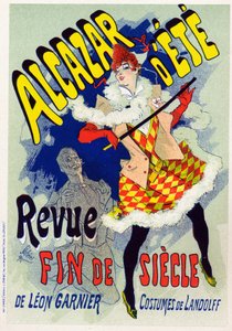 Art. Divertissement. Spectacle de fin de siècle au cabaret parisien l