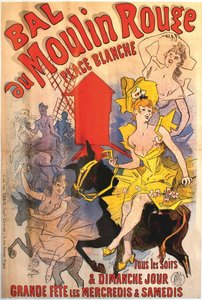 Bal du Moulin Rouge, 1889 - Jules Cheret