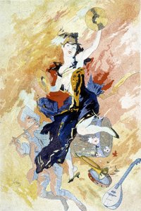 Dessin de Cherret pour le Carnaval (fin du 19e siècle)