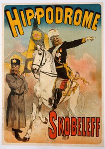 Affiche publicitaire "Skobeleff" à l