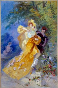 Le Domino jaune - Jules Cheret