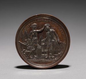 Médaille : Daniel Morgan avers - Jules Dupré